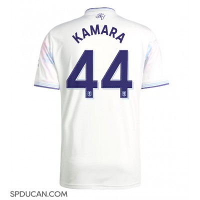 Muški Nogometni Dres Aston Villa Boubacar Kamara #44 Rezervni 2025-26 Kratak Rukav Muški Nogometni Dres Aston Villa Boubacar Kamara #44 Rezervni 2025-26 Kratak Rukav